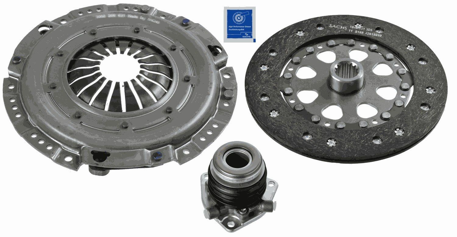 SACHS Clutch kit 3000 990 011 SACHS 3000 990 011 Opel Omega B Saloon clutch kit cost