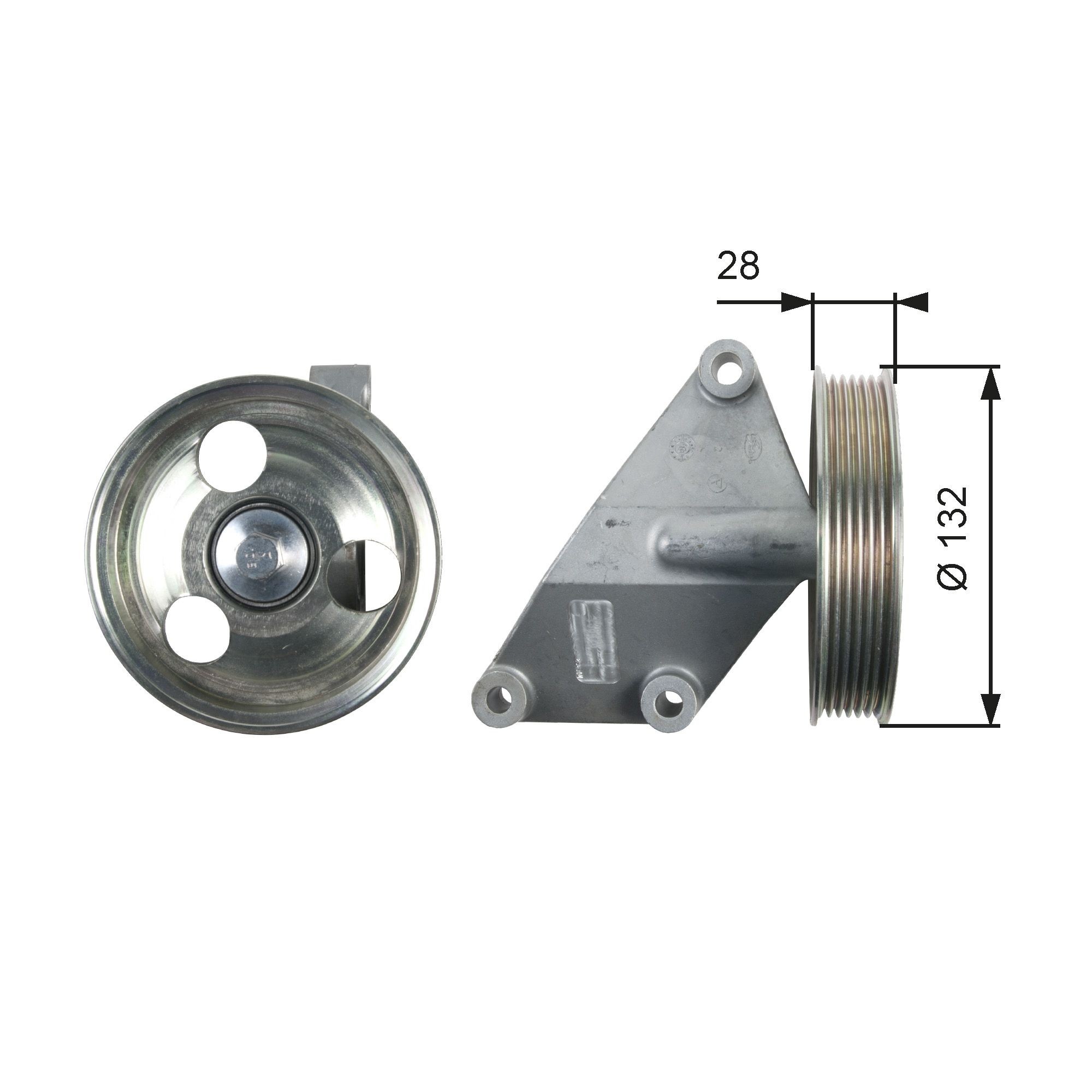 GATES Seade- / juhtrull, soonrihm T36428 Juhtrull GATES 206 T36428 odav