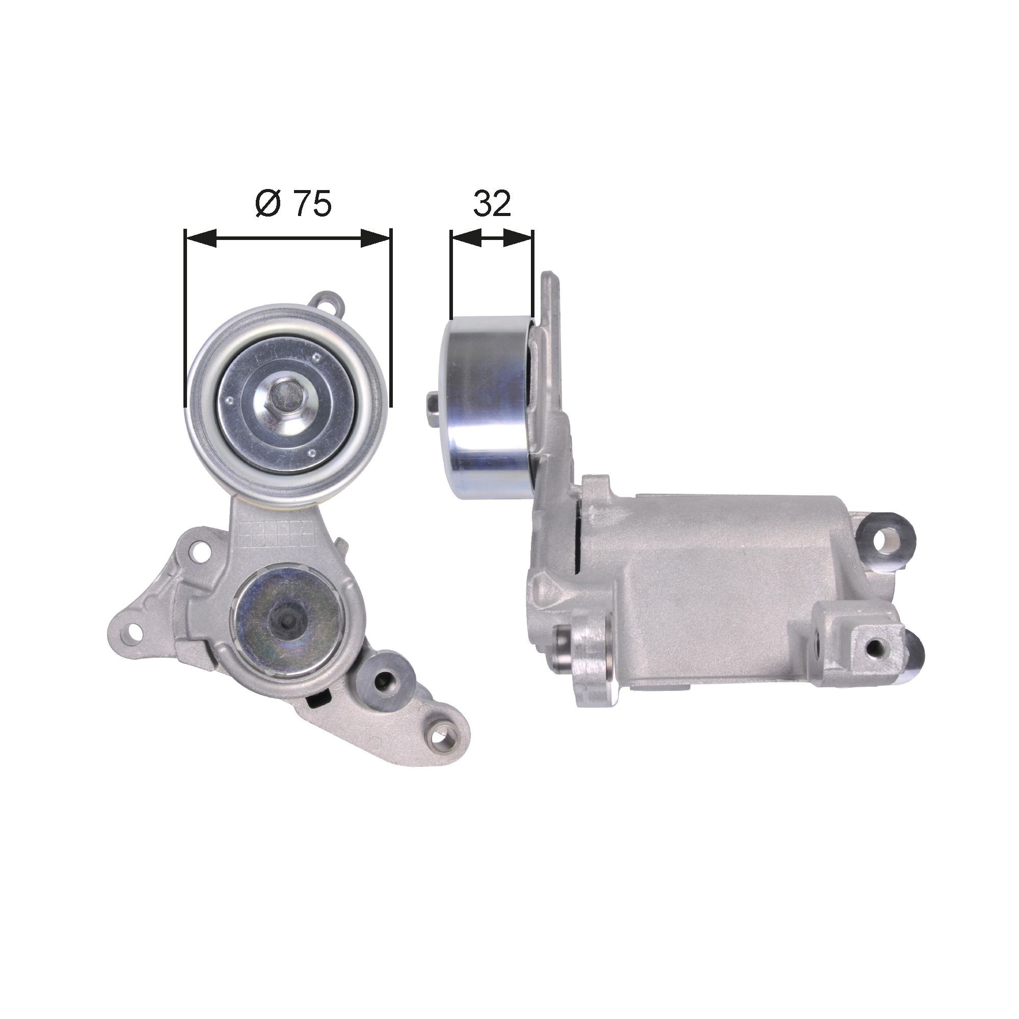 GATES Rullo tenditore cinghia Poly-V T39135 T39135 DriveAlign Rullo tendicinghia TOYOTA PROACE GATES costo