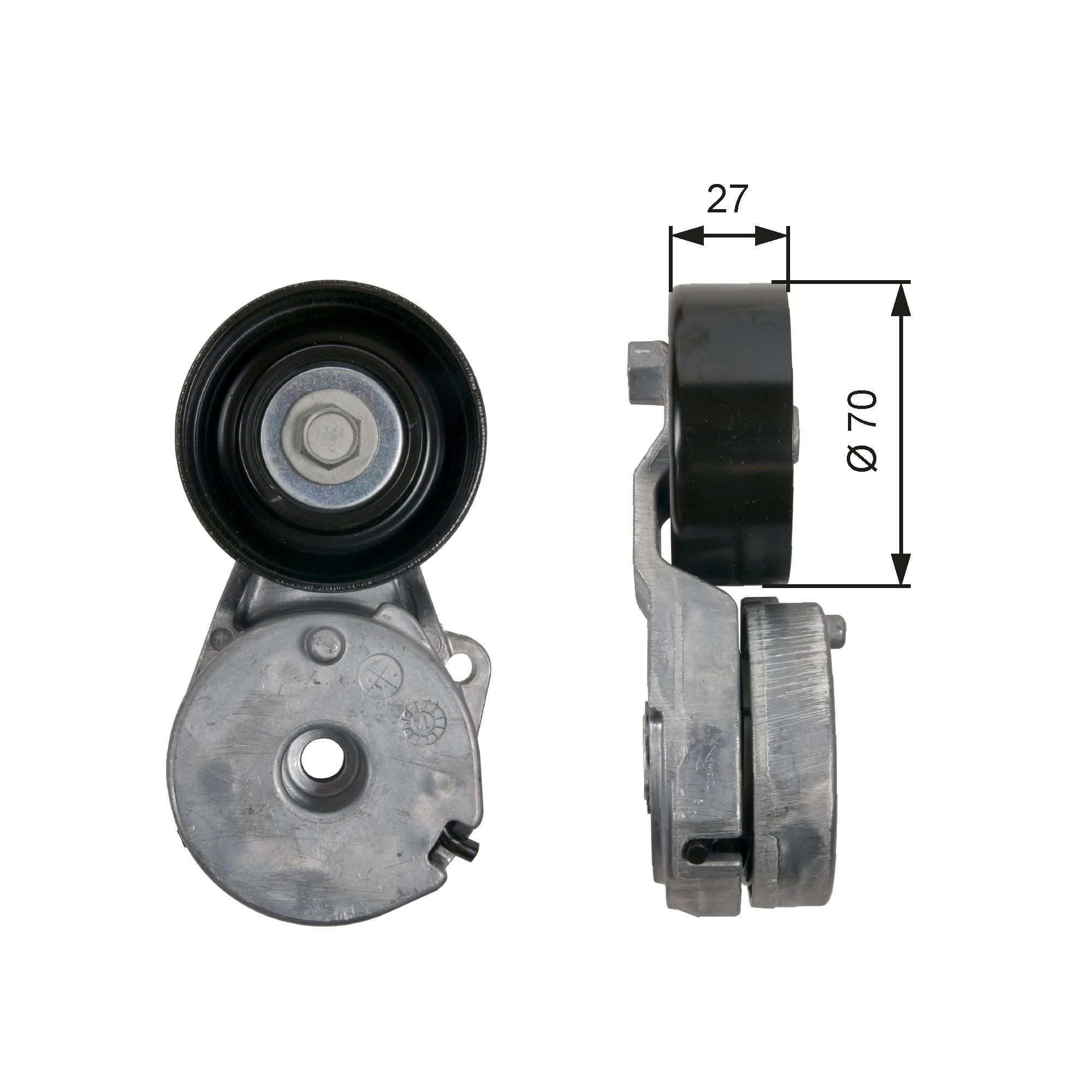 GATES Spanrol, poly V-riem T39162 Renault TRAFIC Spanrol v-snaar GATES DriveAlign T39162