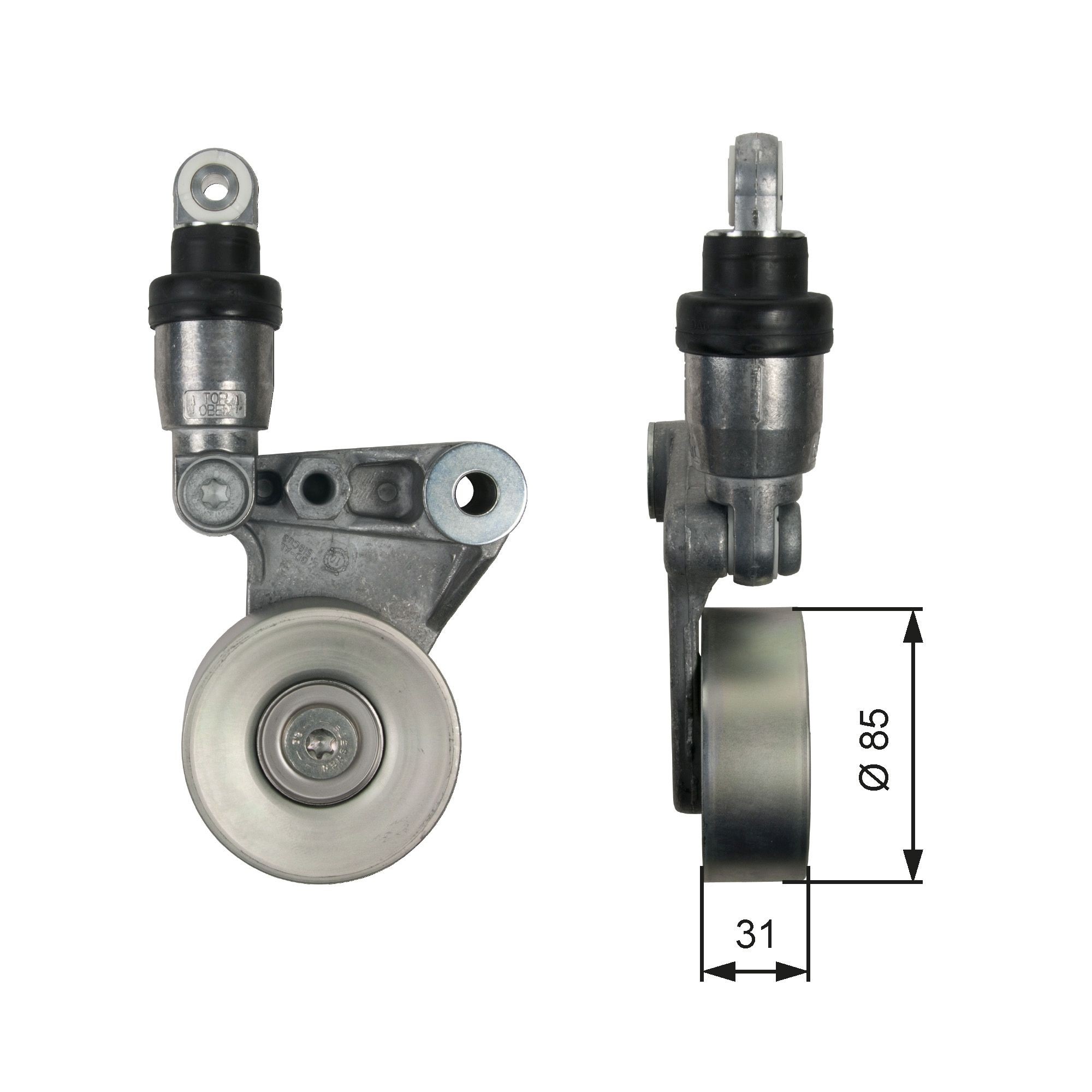 GATES Spanrol, poly V-riem T39214 GATES DriveAlign T39214 Spanrol, poly V-riem