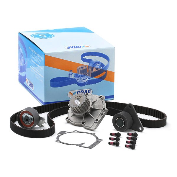 GRAF Kamremssats med vattenpump KP1019-1 KP1019-1 GRAF kamrem med vattenpump MAZDA XEDOS