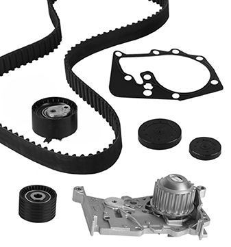 GRAF Veepump + hammasrihmakomplekt KP724-1 GRAF KP724-1 Veepump + hammasrihma komplekt Renault Megane DA hind