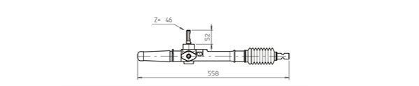 GENERAL RICAMBI Tannstang AU4001 Tannstang GENERAL RICAMBI 1500/1600 AU4001 billige