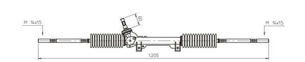 GENERAL RICAMBI Steering rack PE4039 PE4039 GENERAL RICAMBI steering rack for PEUGEOT 405