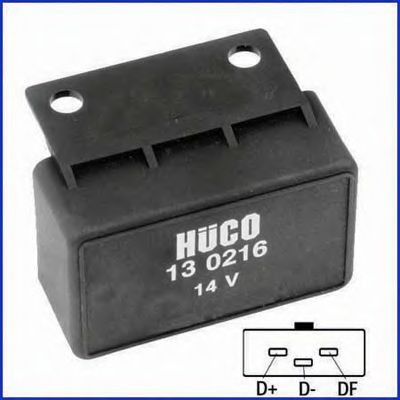 HITACHI Ģeneratora sprieguma regulators 130216 HITACHI 130216 Ģeneratora sprieguma regulators