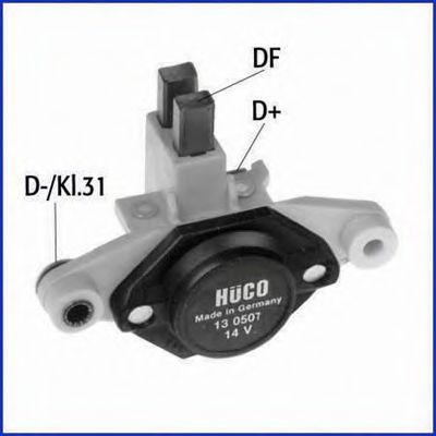 HITACHI Regulador do alternador 130507 Sistema eléctrico Alfa Romeo Alfasud 901: Regulador do alternador HITACHI 130507