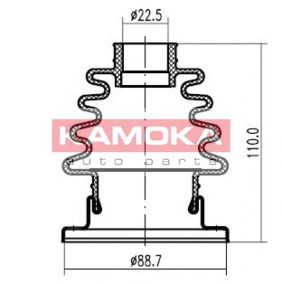 KAMOKA Manżeta hnacej hriadele 1148010 Manžeta poloosi KAMOKA TOLEDO 1148010 lacné