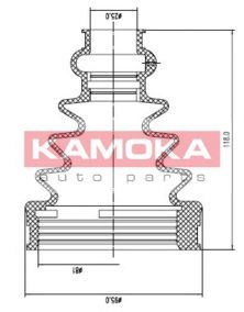 KAMOKA Aandrijfashoes 1148709 Alfa Romeo 147 Aandrijfashoes KAMOKA 1148709
