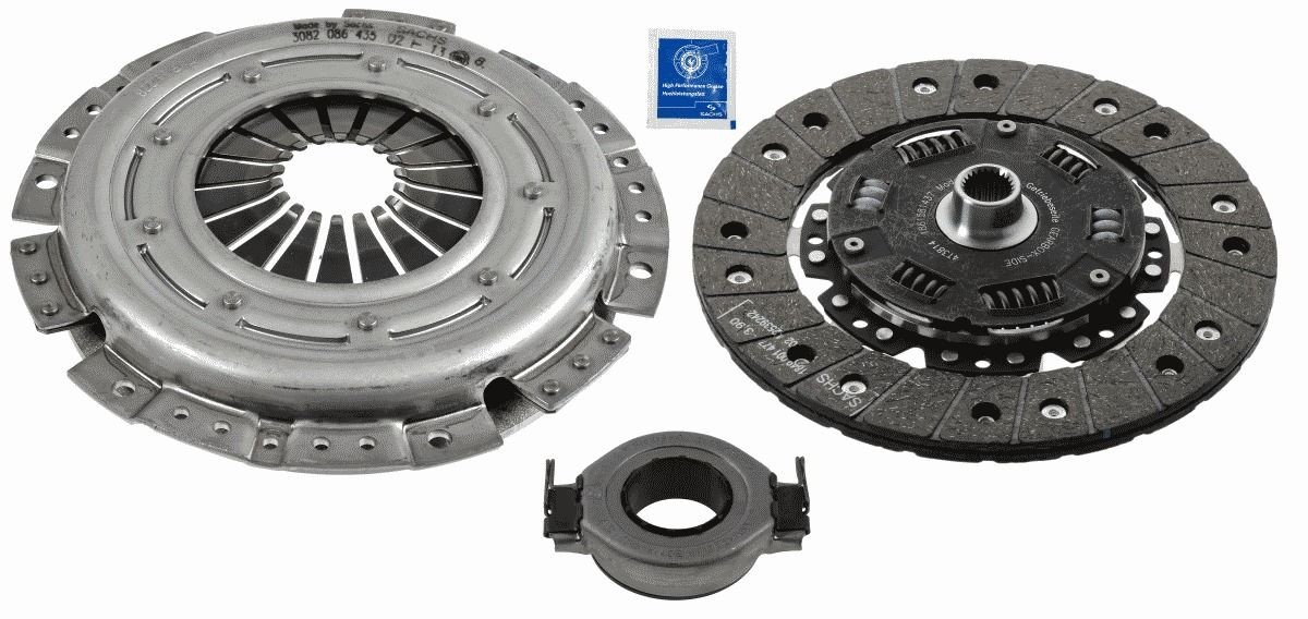 SACHS Kopplingssats 3000 053 011 SACHS 3000 053 011 Kopplingssats VW Transporter T3 Flak/Chassi 2.1 112 hk 1990