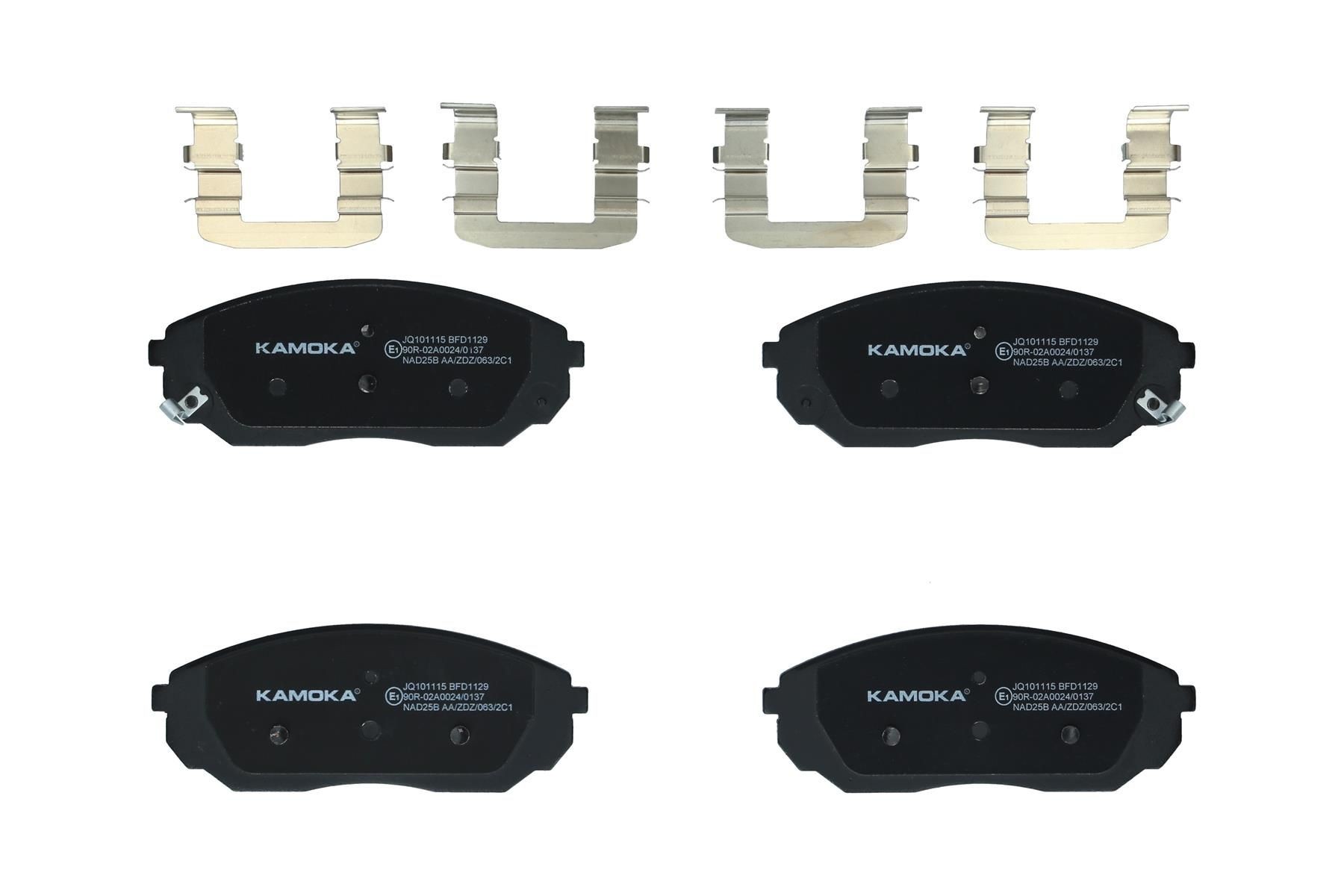KAMOKA Plaquettes de frein JQ101115 KAMOKA JQ101115 Plaquettes de frein KIA Sorento I (JC) 3.8 4WD 266 CV 2011