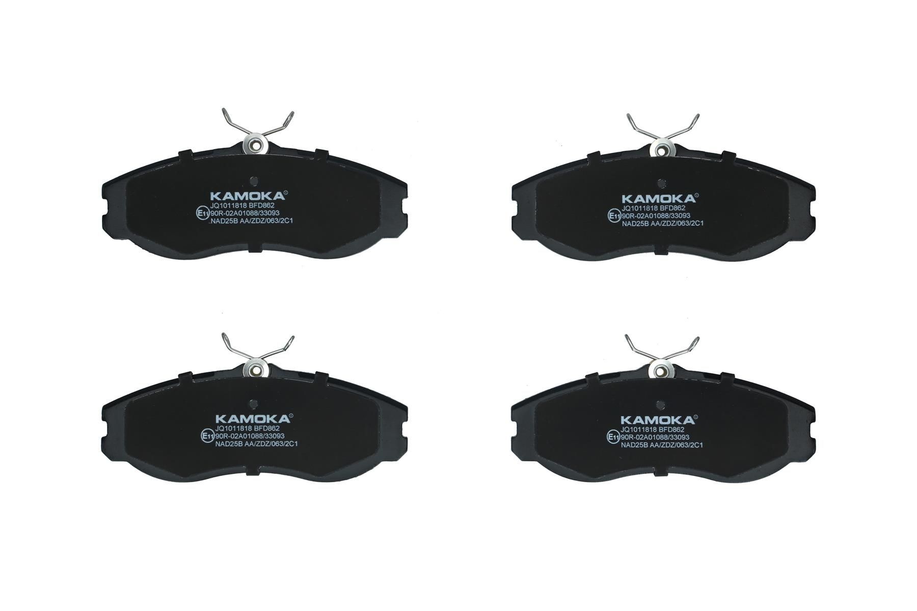 Brake pad set KAMOKA JQ1011818 KAMOKA JQ1011818 Nissan TERRANO 1999 Brake pad set price