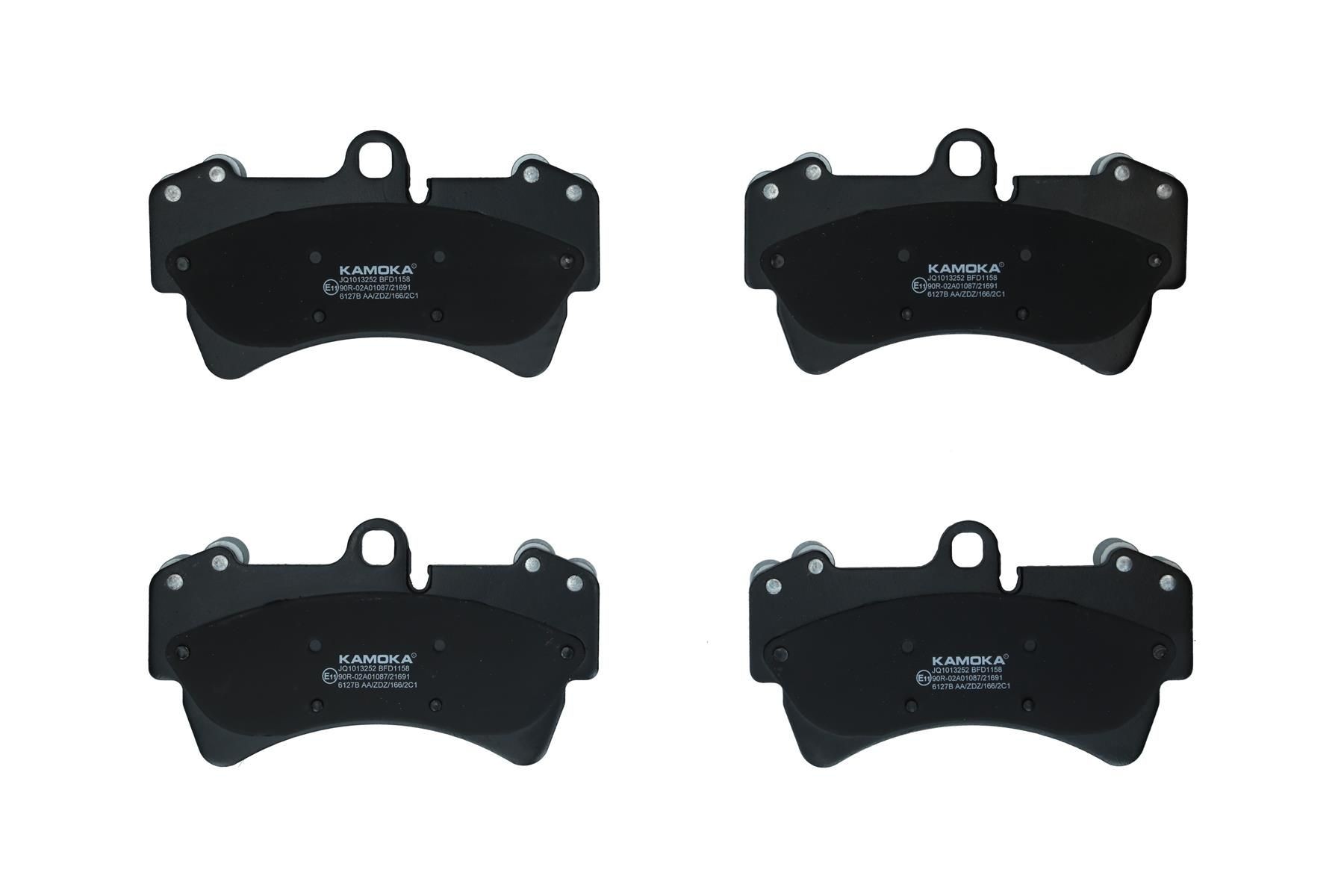 KAMOKA Remblokken JQ1013252 Remblokkenset voor schijfrem PORSCHE KAMOKA JQ1013252