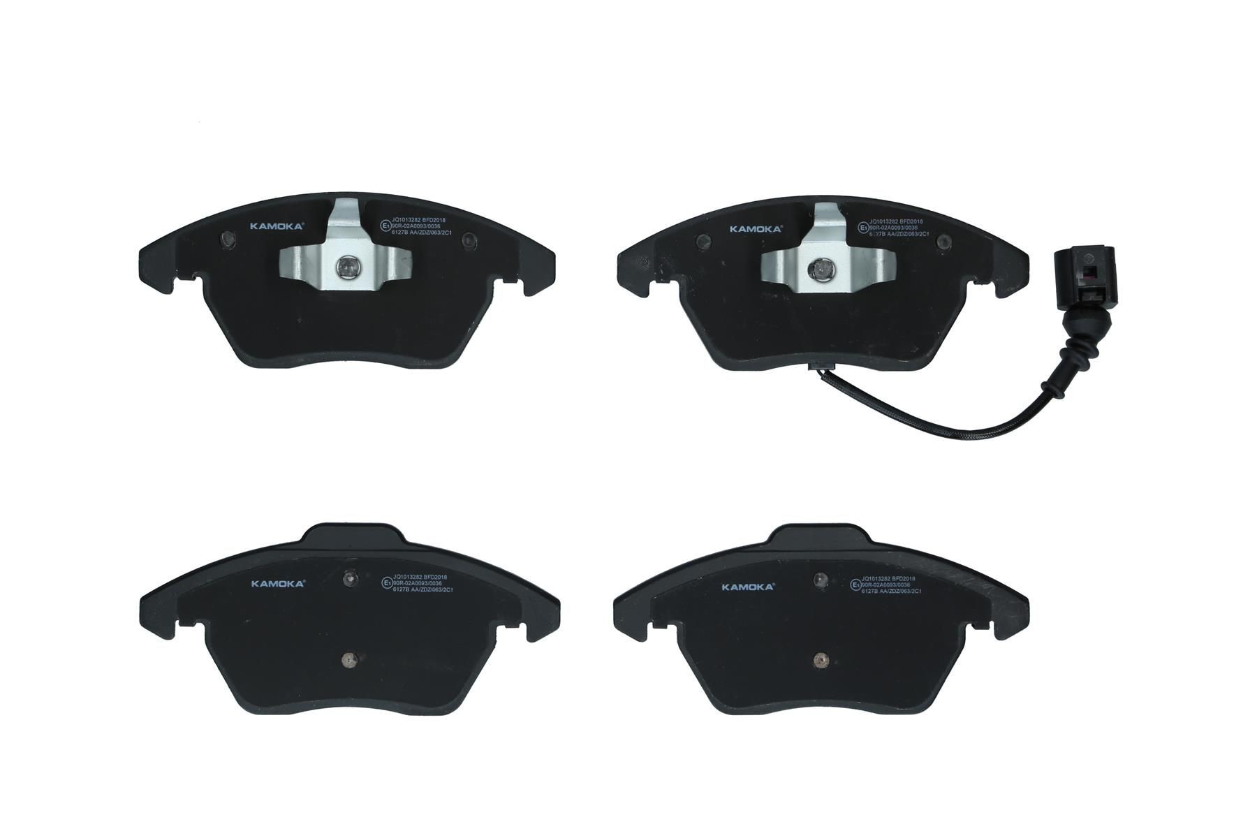 KAMOKA Bromsbelägg JQ1013282 JQ1013282 KAMOKA bromsklossar Škoda ROOMSTER