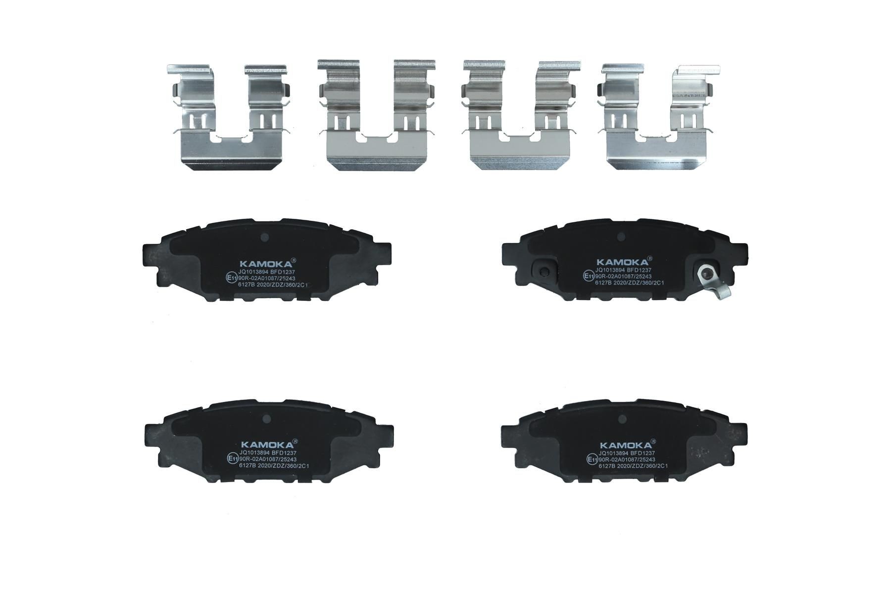KAMOKA Brzdové doštičky/platničky JQ1013894 JQ1013894 Brzdové obloženie SUBARU BRZ KAMOKA