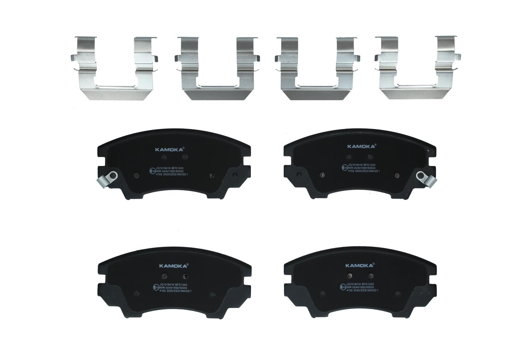 KAMOKA Brzdové doštičky/platničky JQ1018416 Brzdové platničky KAMOKA Chevrolet EQUINOX JQ1018416
