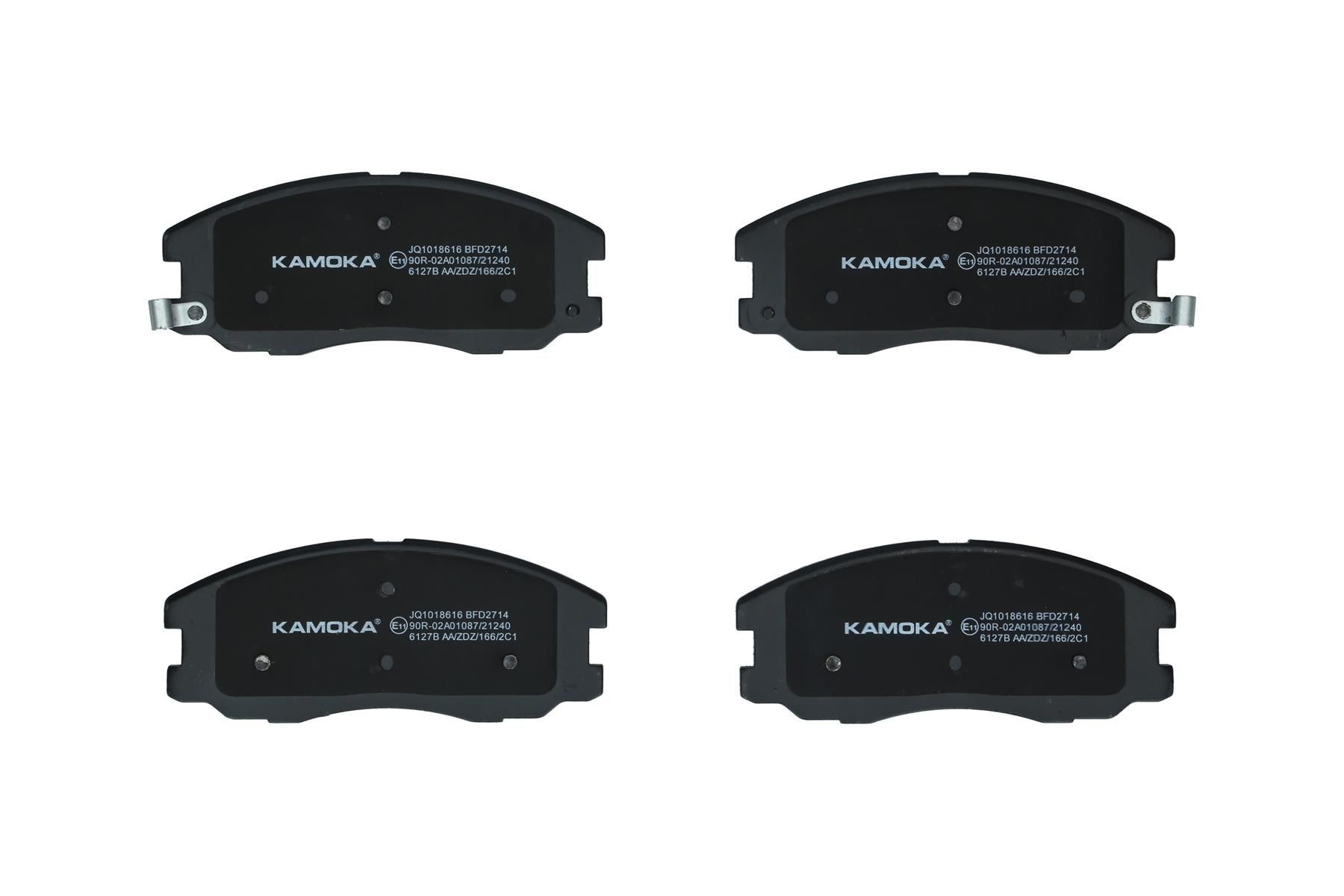 KAMOKA Brzdové doštičky/platničky JQ1018616 KAMOKA JQ1018616 Brzdové doštičky/platničky CHEVROLET Captiva (C100, C140) 2.0 D 4WD 126 KS 2009