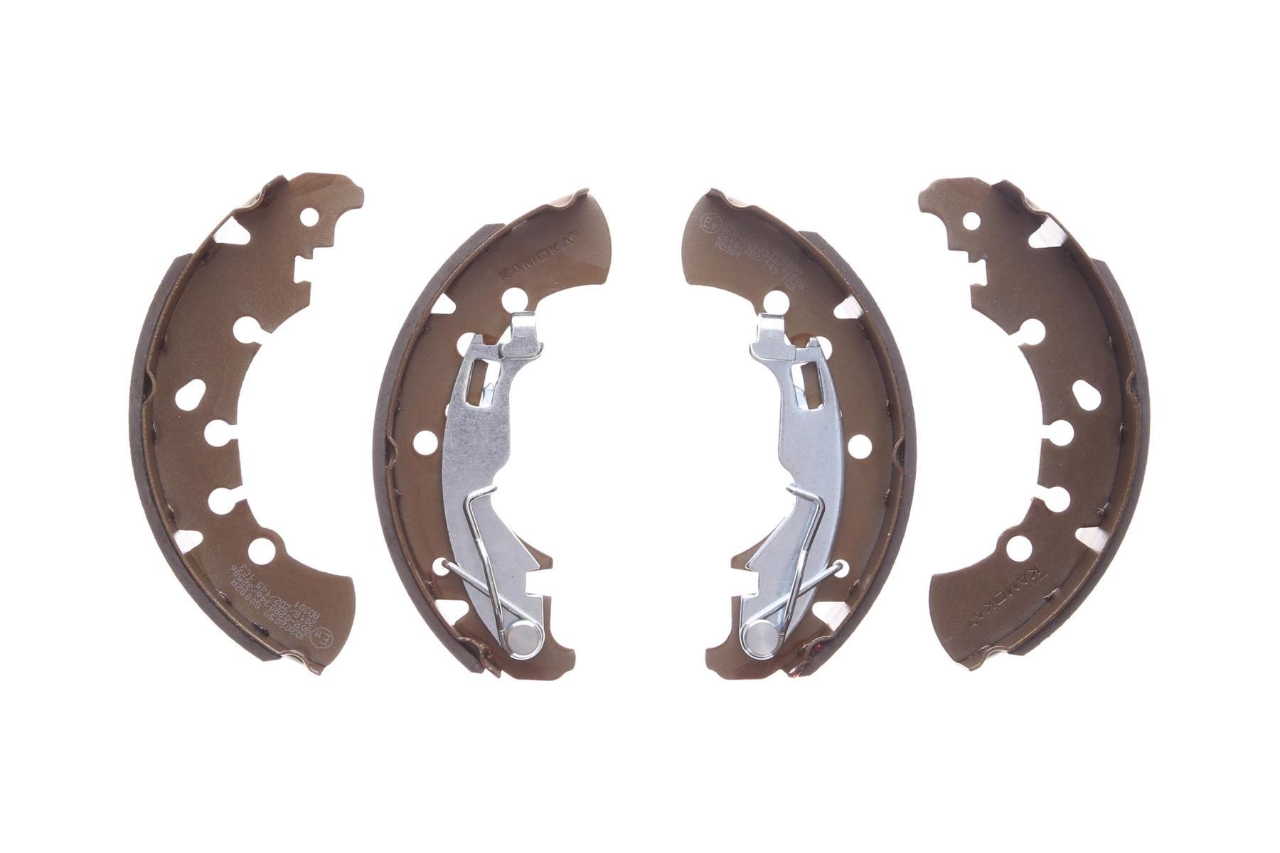 Jogo de maxilas de travão KAMOKA JQ202059 KAMOKA JQ202059 Jogo de maxilas de travão FIAT GRANDE PUNTO 2005