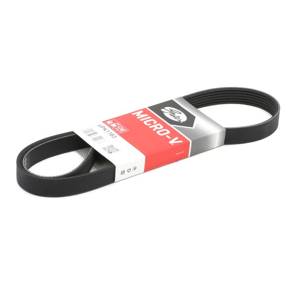 GATES Ķīļrievu siksna 6PK1183 GATES Micro-V 6PK1183 Ķīļrievu siksna