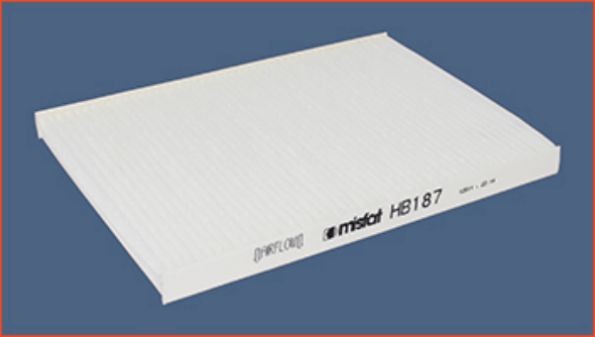 MISFAT Kupefilter HB187 Klimafilter MISFAT Fiat SEDICI HB187