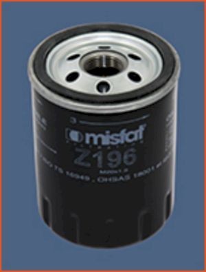 MISFAT Oljefilter Z196 Z196 MISFAT Oljefilter Citroën