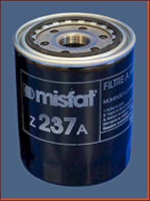 MISFAT Olejový filter Z237A Z237A Olejový filter MISFAT MAZDA DEMIO