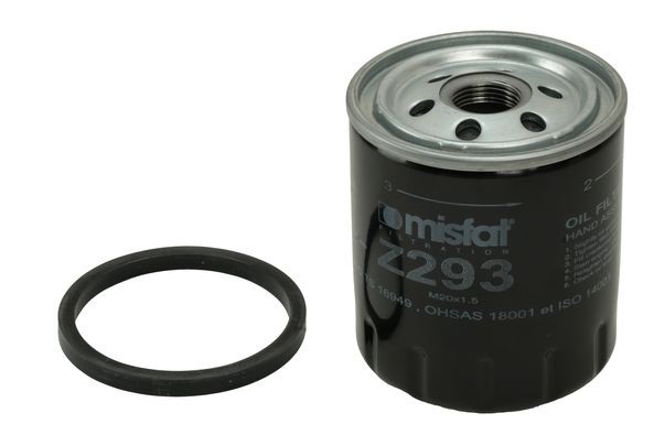 MISFAT Eļļas filtrs Z293 Eļļas filtri HYUNDAI MISFAT Z293