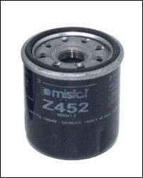 MISFAT Oljefilter Z452 Z452 MISFAT motoroljefilter RENAULT CLIO