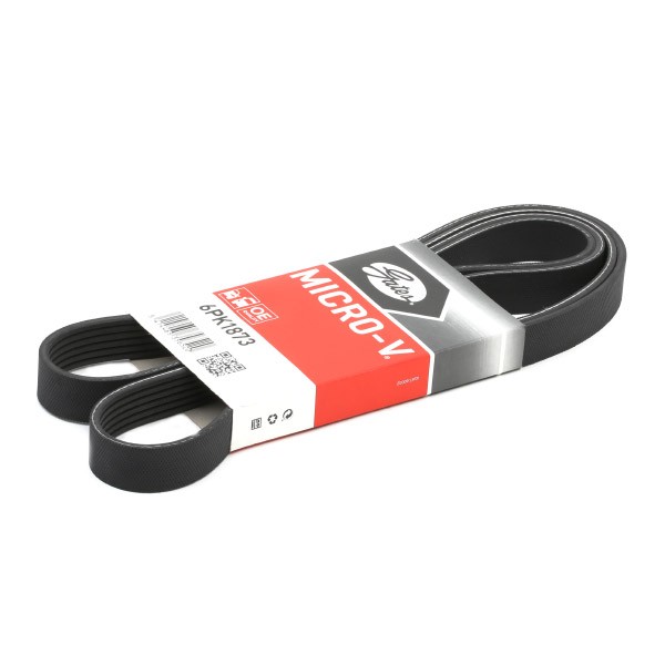 GATES Kilerem 6PK1873 GATES 6PK1873 DAEWOO Nubira Sedan (J200) Ribrem til en rimelig pris