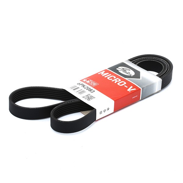GATES Courroie Poly-V 6PK2083 Courroie de clim GATES 929 6PK2083 pas cher