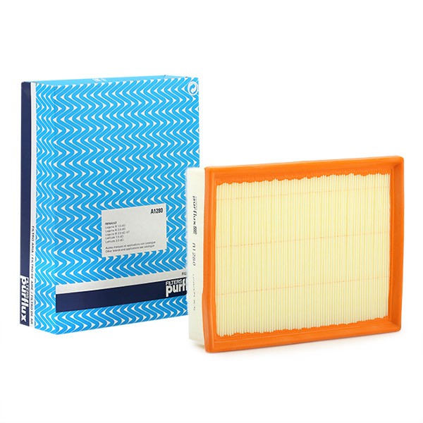 PURFLUX Air filter A1280 PURFLUX A1280 genuine Renault Laguna 3 Coupe air filter price