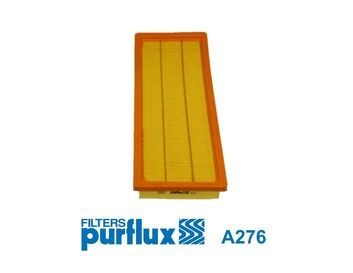 PURFLUX Air filter A276 PURFLUX A276 genuine Punto I Convertible (176) engine air filters price