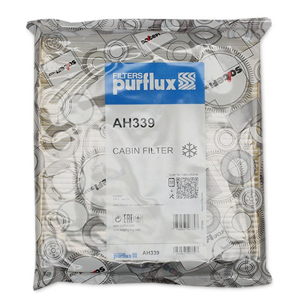PURFLUX Kupefilter AH339 PURFLUX AH339 originale Pollenfilter CR-V VI (RS, RY) hva koster