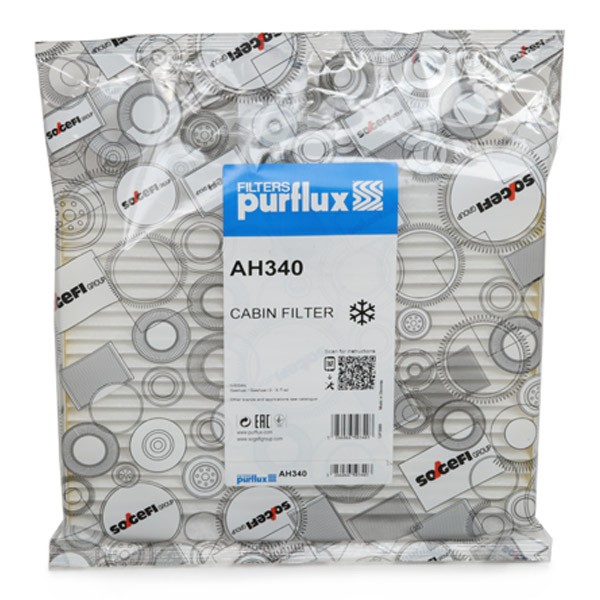 PURFLUX Kupefilter AH340 Kupefilter PURFLUX Nissan SUNNY AH340