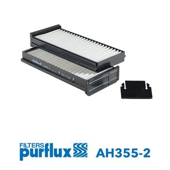 Filtro, ar do habitáculo PURFLUX AH355-2 PURFLUX AH355-2 Filtro do habitáculo MITSUBISHI PAJERO 2005