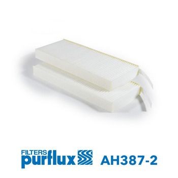Kupéfilter PURFLUX AH387-2 PURFLUX AH387-2 Filter, kupéventilation RENAULT LATITUDE 2013