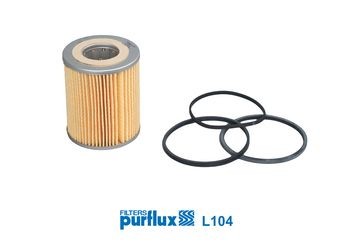 Filtre à huile PURFLUX L104 Filtre à huile PURFLUX L104 Filtration Vitesse Cabriolet (HBC)