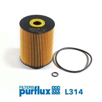 Filtro de óleo PURFLUX L314 PURFLUX L314 Filtro de óleo VW TOUAREG 2002