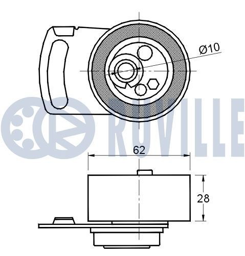 RUVILLE Nukkvõll 215194 RUVILLE Nukkvõllikomplekt MG 215194