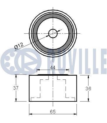 RUVILLE Nokkenas keerring 295244 RUVILLE Nokkenas keerring CITROËN 295244