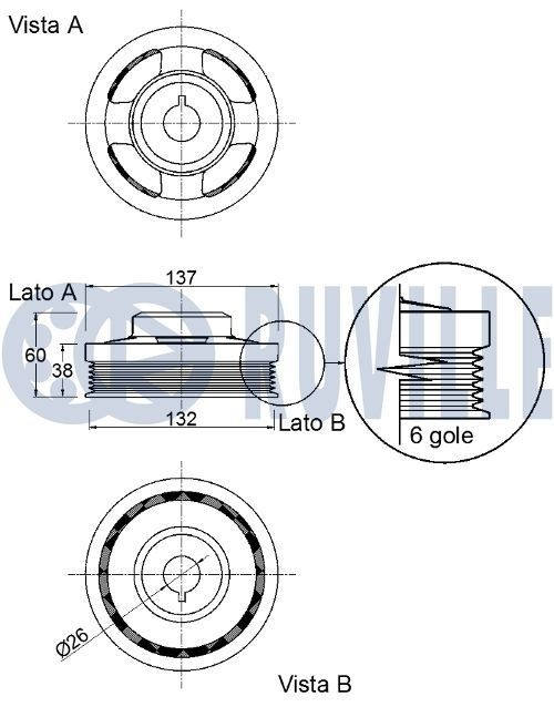 RUVILLE Tendeur, chaîne de distribution 3451062 Tendeur de chaine de distribution RUVILLE CLA 3451062 pas cher
