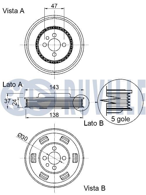 RUVILLE Napinacz, łańcuch rozrządu 3451064 RUVILLE Napinacz łańcucha rozrządu 3451064 opinie