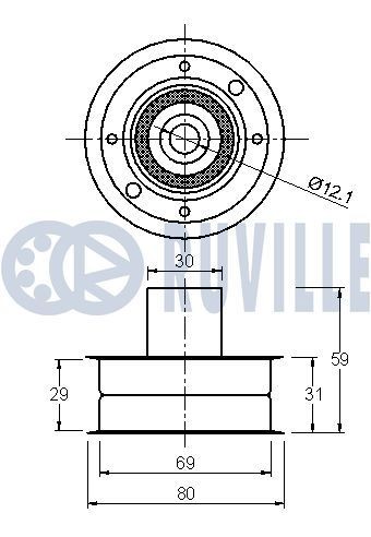 RUVILLE Styrekæde 3451077 3451077 Styrekæde MERCEDES-BENZ GLA RUVILLE