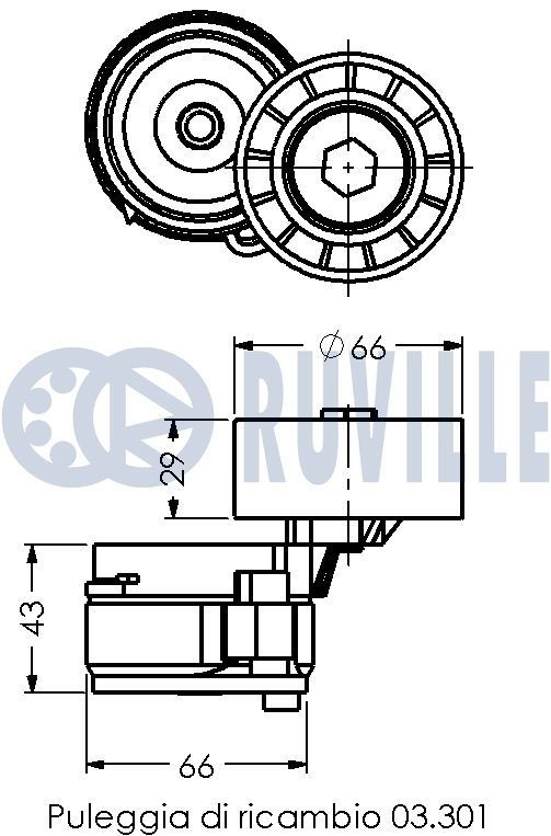 RUVILLE Mootorikett 3459042 3459042 Mootori keti komplekt RUVILLE PEUGEOT PARTNER