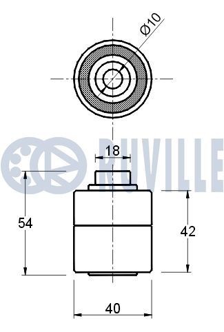 RUVILLE Spriegotājs, Piedziņas ķēde 3469009 3469009 RUVILLE Spriegotājs piedziņas ķēde Fiat lēti