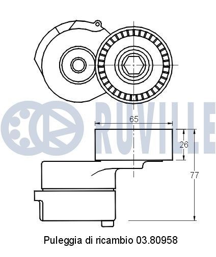 RUVILLE Ingranaggio albero motore 3484031 3484031 Ingranaggio albero motore RUVILLE VOLVO 440 K costo