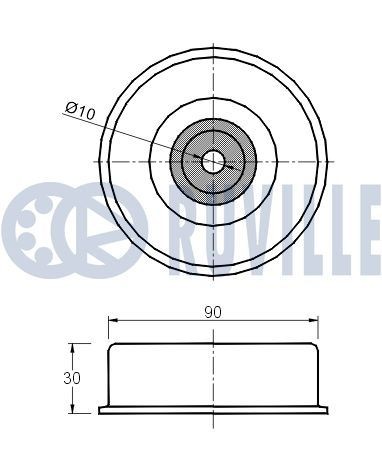 RUVILLE Ingranaggio albero motore 3487008 3487008 costo Ingranaggio albero motore RUVILLE VOLVO 440 K