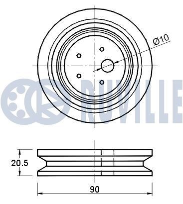 RUVILLE Endeledd 917412 Endeledd RUVILLE CRX 917412 billige