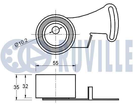 RUVILLE Bras de suspension 935730 935730 Bras de suspension AUDI A6 RUVILLE