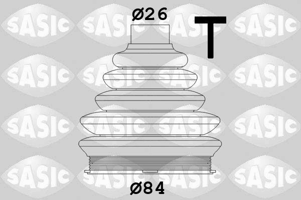 SASIC Bälgsats, drivaxel 1900016 Byta Drivaxeldamask CITROËN ë-C4 X (C43) kostnad SASIC 1900016